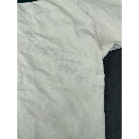 VTG Roots Baseball Jersey Mens S White Vintage Cotton Button Front 80s 90s style - Picture 9 of 11